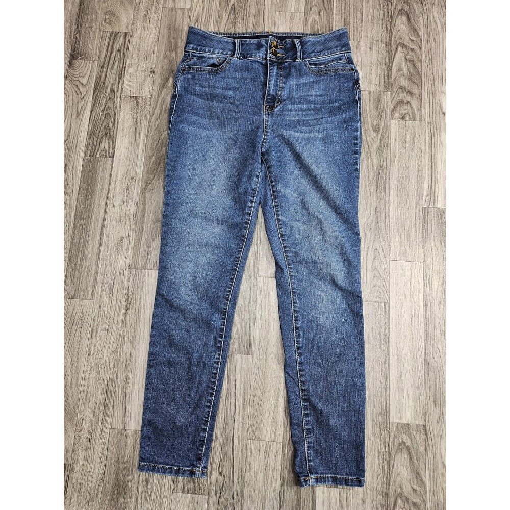 d.jeans Jeans Women 6 Blue High Rise‎ Skinny Stretch Denim Mid Wash